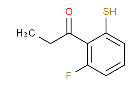 CAS No. 1805898-89-8, 1-(2-Fluoro-6-mercaptophenyl)propan-1-one