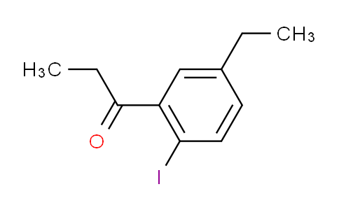 CAS No. 1804158-12-0, 1-(5-Ethyl-2-iodophenyl)propan-1-one