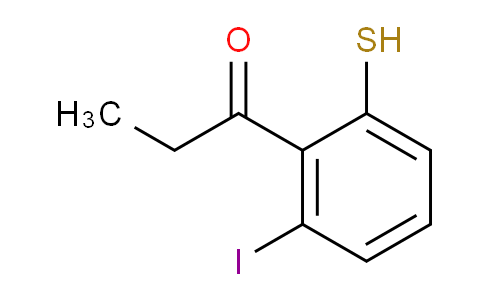 CAS No. 1805836-74-1, 1-(2-Iodo-6-mercaptophenyl)propan-1-one