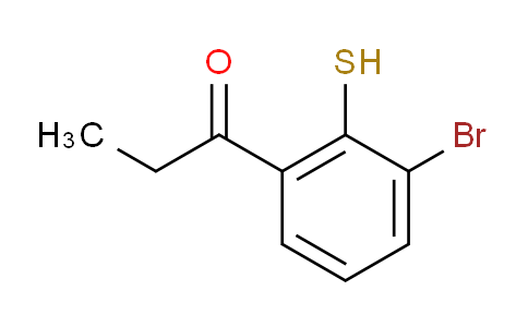 CAS No. 1806517-39-4, 1-(3-Bromo-2-mercaptophenyl)propan-1-one