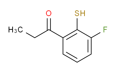 CAS No. 1804050-26-7, 1-(3-Fluoro-2-mercaptophenyl)propan-1-one
