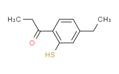 CAS No. 1805904-17-9, 1-(4-Ethyl-2-mercaptophenyl)propan-1-one