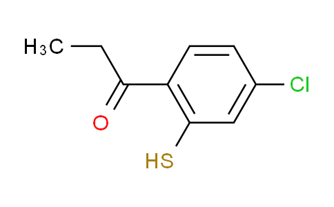 DY747710 | 1804039-55-1 | 1-(4-Chloro-2-mercaptophenyl)propan-1-one