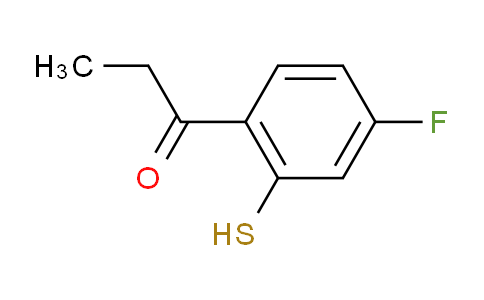 CAS No. 1805702-69-5, 1-(4-Fluoro-2-mercaptophenyl)propan-1-one