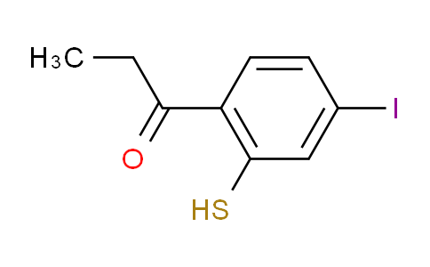 CAS No. 1804277-77-7, 1-(4-Iodo-2-mercaptophenyl)propan-1-one