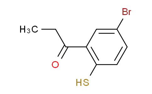 CAS No. 1806324-76-4, 1-(5-Bromo-2-mercaptophenyl)propan-1-one