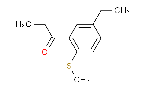 CAS No. 1806554-99-3, 1-(5-Ethyl-2-(methylthio)phenyl)propan-1-one