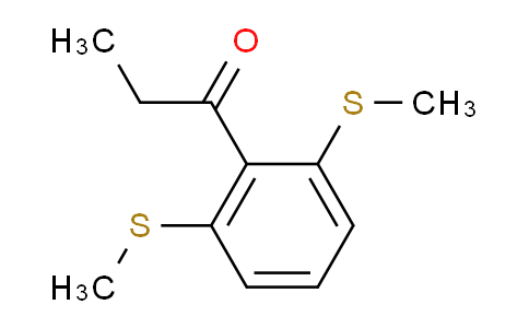 CAS No. 1807079-89-5, 1-(2,6-Bis(methylthio)phenyl)propan-1-one