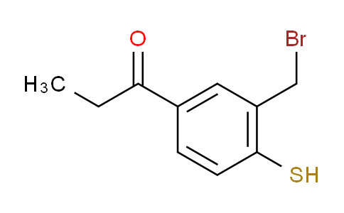 DY747751 | 1804185-11-2 | 1-(3-(Bromomethyl)-4-mercaptophenyl)propan-1-one