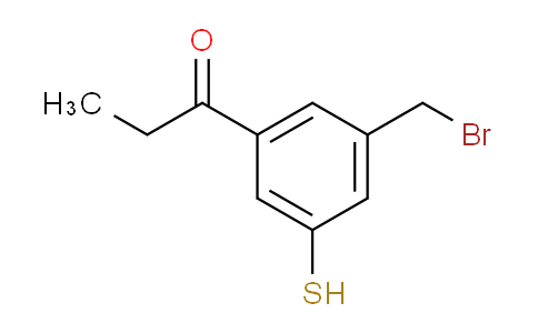 MC747756 | 1805844-52-3 | 1-(3-(Bromomethyl)-5-mercaptophenyl)propan-1-one