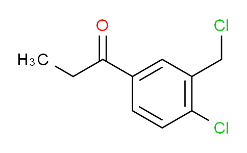 CAS No. 1804091-33-5, 1-(4-Chloro-3-(chloromethyl)phenyl)propan-1-one
