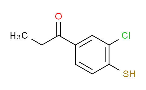 CAS No. 1805730-77-1, 1-(3-Chloro-4-mercaptophenyl)propan-1-one