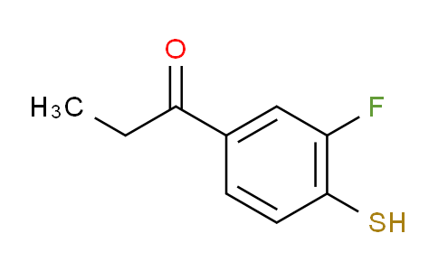 CAS No. 1804245-66-6, 1-(3-Fluoro-4-mercaptophenyl)propan-1-one