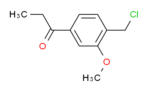 CAS No. 1804212-37-0, 1-(4-(Chloromethyl)-3-methoxyphenyl)propan-1-one