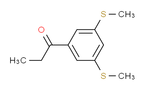 CAS No. 1807079-94-2, 1-(3,5-Bis(methylthio)phenyl)propan-1-one