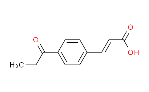 CAS No. 1402606-95-4, (E)-3-(4-Propionylphenyl)acrylic acid