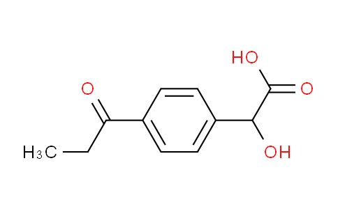 CAS No. 1806313-35-8, 1-(4-(Carboxy(hydroxy)methyl)phenyl)propan-1-one