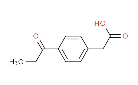 CAS No. 1267141-93-4, 1-(4-(Carboxymethyl)phenyl)propan-1-one
