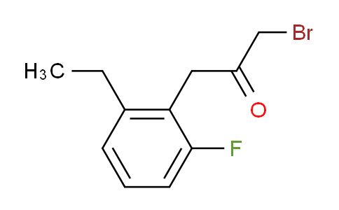 CAS No. 1804051-02-2, 1-Bromo-3-(2-ethyl-6-fluorophenyl)propan-2-one