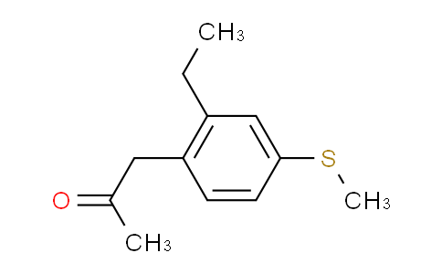 CAS No. 1803726-37-5, 1-(2-Ethyl-4-(methylthio)phenyl)propan-2-one