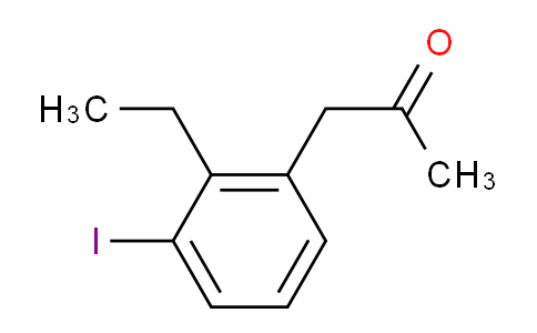 CAS No. 1804158-44-8, 1-(2-Ethyl-3-iodophenyl)propan-2-one