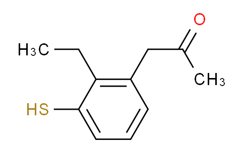 CAS No. 1805756-17-5, 1-(2-Ethyl-3-mercaptophenyl)propan-2-one