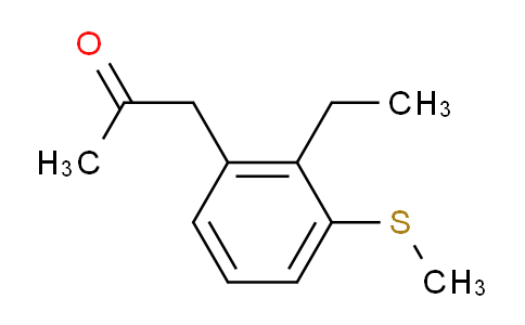 CAS No. 1806399-67-6, 1-(2-Ethyl-3-(methylthio)phenyl)propan-2-one