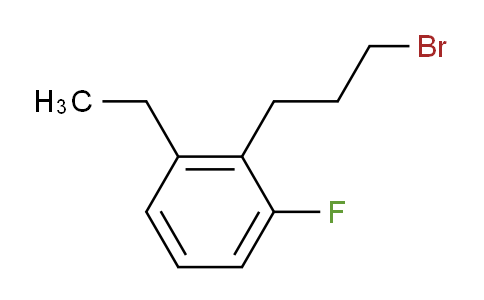 CAS No. 1804287-46-4, 1-(3-Bromopropyl)-2-ethyl-6-fluorobenzene