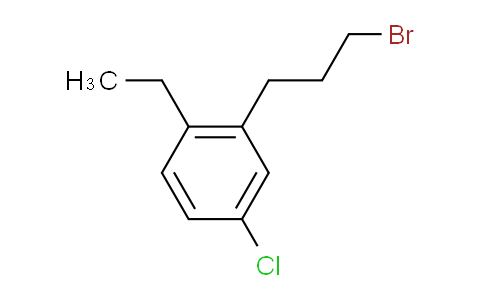 CAS No. 1806473-94-8, 1-(3-Bromopropyl)-5-chloro-2-ethylbenzene