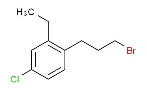 CAS No. 1804236-32-5, 1-(3-Bromopropyl)-4-chloro-2-ethylbenzene