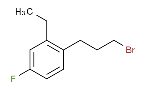 CAS No. 1804170-44-2, 1-(3-Bromopropyl)-2-ethyl-4-fluorobenzene