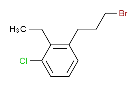 CAS No. 1805849-55-1, 1-(3-Bromopropyl)-3-chloro-2-ethylbenzene