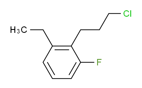 CAS No. 1806688-97-0, 1-(3-Chloropropyl)-2-ethyl-6-fluorobenzene