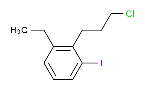 CAS No. 1805716-76-0, 1-(3-Chloropropyl)-2-ethyl-6-iodobenzene
