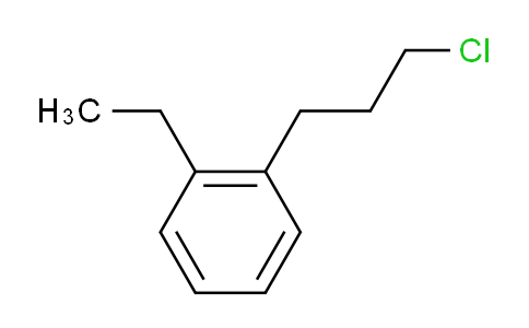 CAS No. 1806569-98-1, 1-(3-Chloropropyl)-2-ethylbenzene
