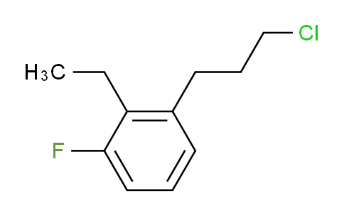 CAS No. 1804170-48-6, 1-(3-Chloropropyl)-2-ethyl-3-fluorobenzene