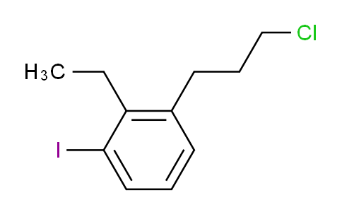 CAS No. 1806397-40-9, 1-(3-Chloropropyl)-2-ethyl-3-iodobenzene