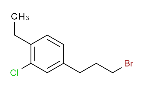 CAS No. 1806511-22-7, 1-(3-Bromopropyl)-3-chloro-4-ethylbenzene