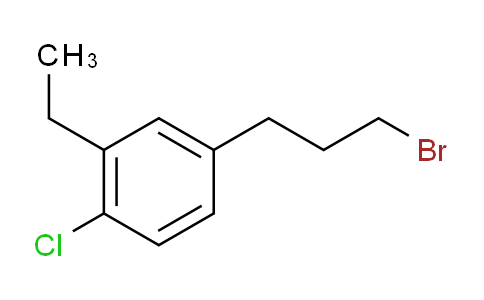 CAS No. 1806609-30-2, 1-(3-Bromopropyl)-4-chloro-3-ethylbenzene