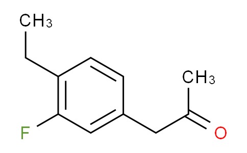 CAS No. 1804248-10-9, 1-(4-Ethyl-3-fluorophenyl)propan-2-one