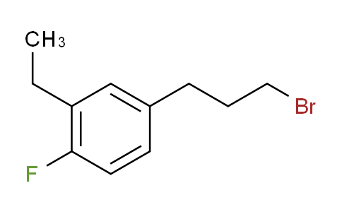 CAS No. 1806688-95-8, 1-(3-Bromopropyl)-3-ethyl-4-fluorobenzene