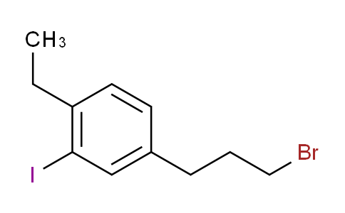 CAS No. 1805755-40-1, 1-(3-Bromopropyl)-4-ethyl-3-iodobenzene