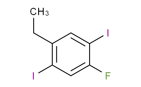 CAS No. 1803733-63-2, 1,4-Diiodo-2-ethyl-5-fluorobenzene