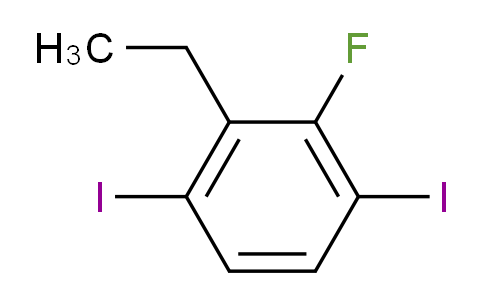 CAS No. 1806290-80-1, 1,4-Diiodo-2-ethyl-3-fluorobenzene
