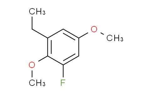 CAS No. 1803817-06-2, 1,4-Dimethoxy-2-ethyl-6-fluorobenzene