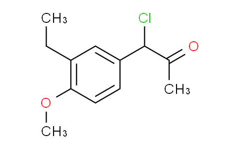 CAS No. 1804242-97-4, 1-Chloro-1-(3-ethyl-4-methoxyphenyl)propan-2-one