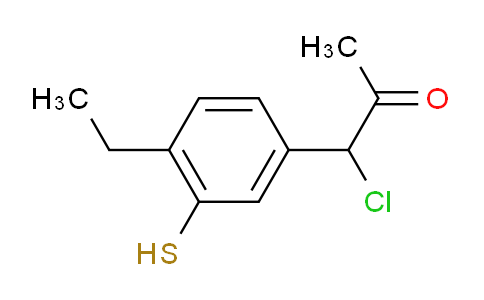 CAS No. 1803725-27-0, 1-Chloro-1-(4-ethyl-3-mercaptophenyl)propan-2-one