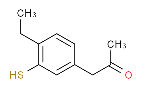 CAS No. 1806439-95-1, 1-(4-Ethyl-3-mercaptophenyl)propan-2-one