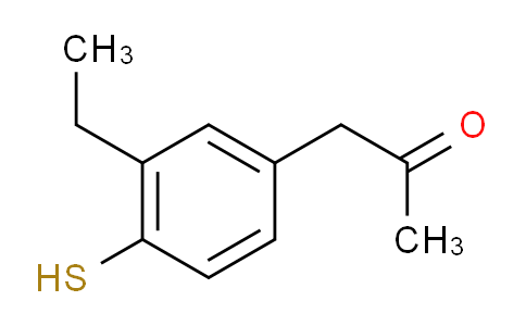 CAS No. 1804159-37-2, 1-(3-Ethyl-4-mercaptophenyl)propan-2-one