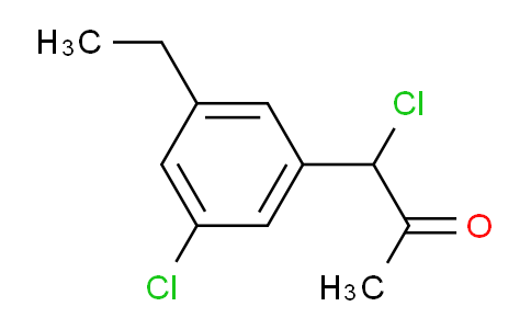 CAS No. 1806322-45-1, 1-Chloro-1-(3-chloro-5-ethylphenyl)propan-2-one